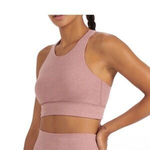 Vuori Womens Tank Top Elevation Sports Bra Rose Size Extra Large